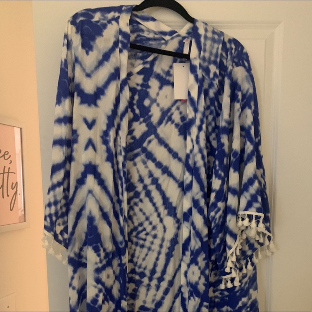 NWT Blue/White Kimono